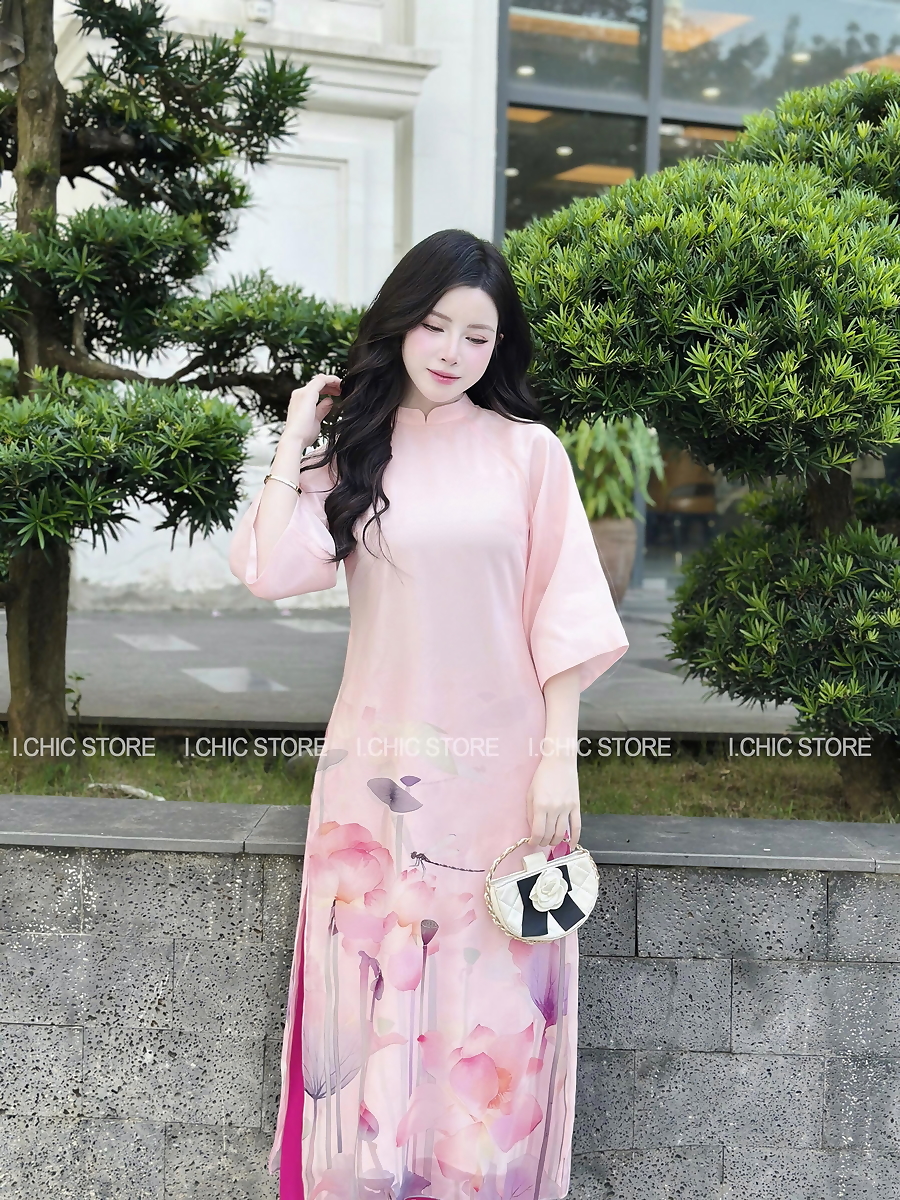 Áo Dài Ngọc Thảo Hồng